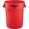 Rubbermaid Brute 32 Gallon Trash Can (Red) -Rubbermaid 532105 V Lg