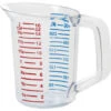 Rubbermaid 1 Pt Clear Polycarbonate Measuring Cup (6-Pack) -Rubbermaid 553826 V Lg