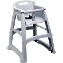 Rubbermaid Platinum Sturdy Chair Youth Seat With Wheels