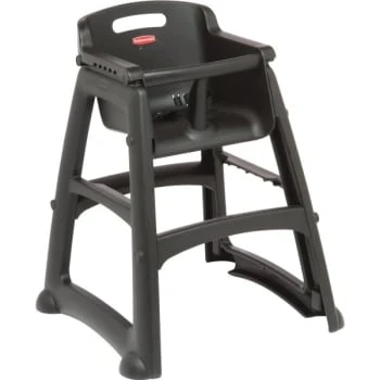 Rubbermaid Black Sturdy Chair Ready-To-Assemble Youth Seat 3 Rubbermaid Black Sturdy Chair Ready-To-Assemble Youth Seat