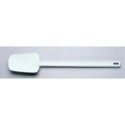 Rubbermaid 1933 White Spoon-Shaped Spatula (36-Pack)
