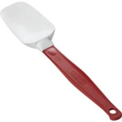 Rubbermaid 1966 Red High Temperature Spoon Scraper 9.5" (24-Pack)