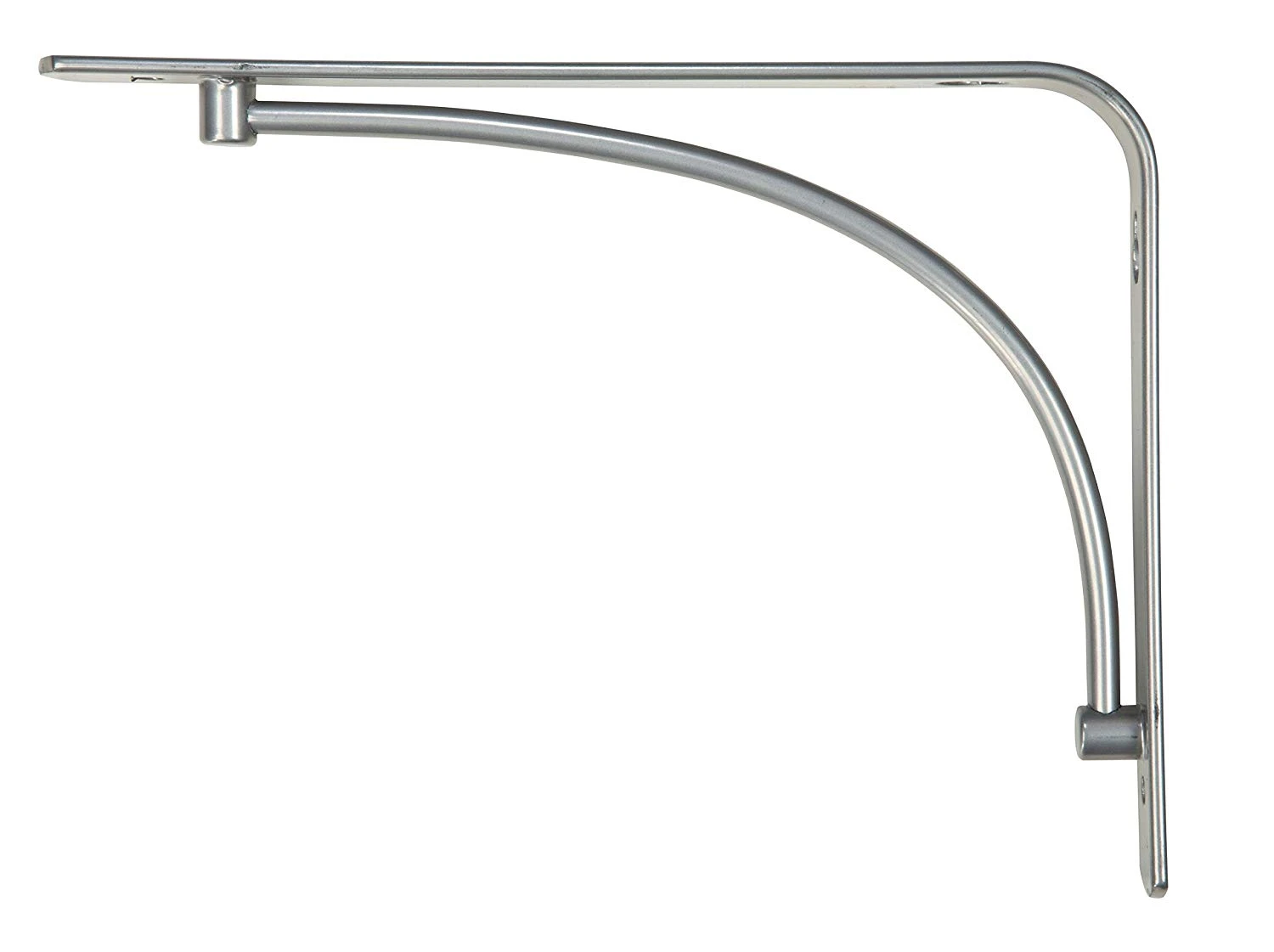 Rubbermaid 6-Inch X 8-Inch Satin Nickel Arched Decorative Shelf Bracket 3 Rubbermaid 6-Inch X 8-Inch Satin Nickel Arched Decorative Shelf Bracket