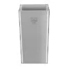 Rubbermaid Rigid Liner: 35 1/2 Gal Capacity, 29 In Ht, Gray, Plastic, Square