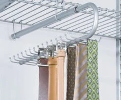 Rubbermaid 30-Hook Configurations Titanium Tie And Belt Organizer -Rubbermaid 6619894 ep 1626792406 0