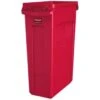 Rubbermaid Slim Jim 23 Gallon Trash Can (4-Pack) (Red) -Rubbermaid 778460 WebOnly Lg