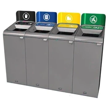 Rubbermaid 14 X 1.75 X 8.5 In 15 Gallon Trash Only Paper Sign (Blue) 4 Rubbermaid 14 X 1.75 X 8.5 In 15 Gallon Trash Only Paper Sign (Blue) - Image 2