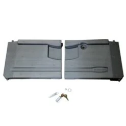 Rubbermaid Gray Door Kit W/ Lock & Key For Rubbermaid Xtra Cart