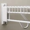 Rubbermaid White Fixed Mount Wall End Brackets For Shelving Contractor Pack -Rubbermaid FG3D32LWWHT