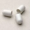 Rubbermaid White Rod Spacer End-Caps For Shelving 2-Pack -Rubbermaid FG3D65LWWHT