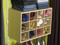 Rubbermaid 12-Cubbie Shoe Cube