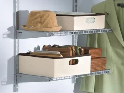 Rubbermaid 2-Piece Nestable Storage Bin Set 3 Rubbermaid 2-Piece Nestable Storage Bin Set