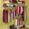 Rubbermaid 4-Foot To 8-Foot Titanium Configurations Custom Closet Kit -Rubbermaid FG3G5902TITNM