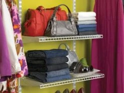 Rubbermaid White Add-On Shelving Kit