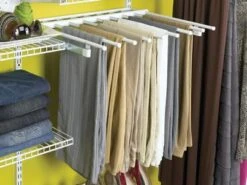 Rubbermaid Titanium Slide-Out Pants Rack