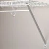 Rubbermaid 12-Inch White Direct Mount Support Brace For Shelving