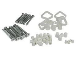 Rubbermaid Zinc Single Track Universal Hardware Pack