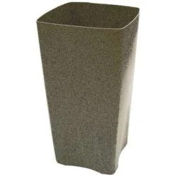 Rubbermaid 19 Gal. Tan Rigid Trash Can Liner, 14" Length, 14" Width, 28" Height
