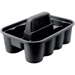 Rubbermaid Deluxe Carry Caddy, Color Black, Material Plastic