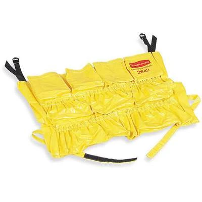 Rubbermaid Receptacle Caddy Bag, Color Yellow, Material Vinyl 3 Rubbermaid Receptacle Caddy Bag, Color Yellow, Material Vinyl