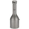 Rubbermaid 4 Gal. Cigarette Receptacle, 39" Height, 13" Base Dia., Metal, Pewter -Rubbermaid PI Asset 1174003