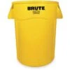 Rubbermaid BRUTE 44 Gal. Round Open Top Utility Trash Can, 31-1/2"H, Yellow -Rubbermaid PI Asset 1184908