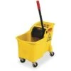 Rubbermaid Yellow Polypropylene Mop Bucket And Wringer, 7.75 Gal. -Rubbermaid PI Asset 1184920