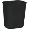 Rubbermaid 3-1/2 Gal. Rectangular Open Top Decorative Fire-Resistant Wastebasket, 12-1/4"H, Black -Rubbermaid PI Asset 1204275