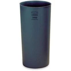 Rubbermaid 22 Gal. Gray Rigid Trash Can Liner, 30" Length, 15-1/4" Width, 30-1/8" Height
