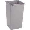 Rubbermaid Untouchable 35 Gal. Square Open Top Utility Trash Can, 27-5/8"H, Gray 2 Rubbermaid Untouchable 35 Gal. Square Open Top Utility Trash Can, 27-5/8"H, Gray -Rubbermaid PI Asset 1208803