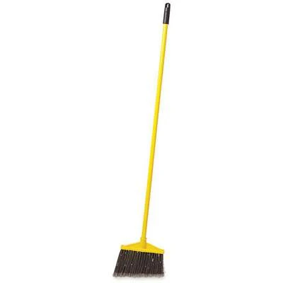 Rubbermaid 46-7/8" Angle Broom With Synthetic, Gray Bristles 3 Rubbermaid 46-7/8" Angle Broom With Synthetic, Gray Bristles