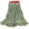Rubbermaid Wet Mop: Synthetic, 22 Oz Dry Wt, 5 In Headband Size, Green -Rubbermaid PI Asset 1208998