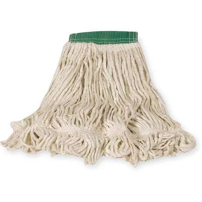 Rubbermaid Wet Mop: Cotton, 16 Oz. Dry Wt, 5 In Headband Size, White, Launderable 3 Rubbermaid Wet Mop: Cotton, 16 Oz. Dry Wt, 5 In Headband Size, White, Launderable