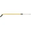 Rubbermaid Telescopic Wet Mop Handle: 4 To 6 Ft., Metal, Snap-On, Yellow -Rubbermaid PI Asset 1209073