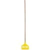 Rubbermaid Wet Mop Handle, Side Gate Mop Connection Type, Natural, Wood, 52-3/8" Handle Length