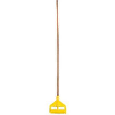 Rubbermaid Wet Mop Handle, Side Gate Mop Connection Type, Natural, Wood, 52-3/8" Handle Length 3 Rubbermaid Wet Mop Handle, Side Gate Mop Connection Type, Natural, Wood, 52-3/8" Handle Length