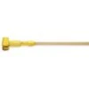 Rubbermaid Wet Mop Handle, Clamp Mop Connection Type, Natural, Wood, 60" Handle Length 2 Rubbermaid Wet Mop Handle, Clamp Mop Connection Type, Natural, Wood, 60" Handle Length -Rubbermaid PI Asset 1209117