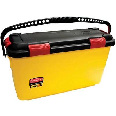 Rubbermaid 7 Gal. Yellow Polypropylene Disinfectant Mop Bucket With Lid, 1 EA 3 Rubbermaid 7 Gal. Yellow Polypropylene Disinfectant Mop Bucket With Lid, 1 EA
