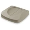 Rubbermaid COMMERCIAL PRODUCTS Trash Can Top: Untouchable, For 23 Gal Cntnr Cap, Drop, Beige -Rubbermaid PI Asset 1210602
