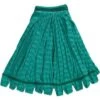 Rubbermaid Wet Mop: Microfiber, 22 Oz. Dry Wt, 5 In Headband Size, Green