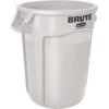 Rubbermaid BRUTE 20 Gal. Round Open Top Utility Trash Can, 23"H, White -Rubbermaid PI Asset 1219150