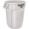 Rubbermaid BRUTE 32 Gal. Round Open Top Utility Trash Can, 27-3/4"H, White -Rubbermaid PI Asset 1219155