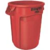Rubbermaid BRUTE 32 Gal. Round Open Top Utility Trash Can, 27-3/4"H, Red -Rubbermaid PI Asset 1219156