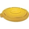 Rubbermaid BRUTE Series Trash Can Top, Round, Flat, 32 Gal., Yellow -Rubbermaid PI Asset 1219167