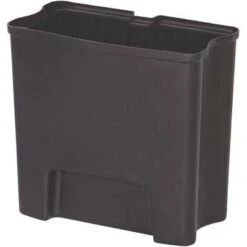 Rubbermaid 4 Gal. Black Rigid Trash Can Liner, 12-13/16" Length, 7-7/16" Width, 12-3/4" Height