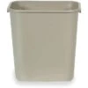 Rubbermaid 7 Gal. Rectangular Open Top Utility Wastebasket, 15"H, Beige -Rubbermaid PI Asset 1224342