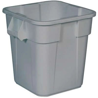 Rubbermaid BRUTE 28 Gal. Square Open Top Utility Trash Can, 22-1/2"H, Gray 3 Rubbermaid BRUTE 28 Gal. Square Open Top Utility Trash Can, 22-1/2"H, Gray