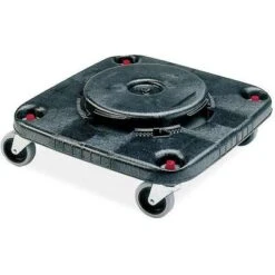 Rubbermaid Container Dolly, 300 Lb. Load Capacity, Square, 1 Max. No. Of Containers