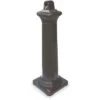 Rubbermaid 1 Gal. Cigarette Receptacle, 38-1/4" Height, 13" Base Dia., Plastic, Black -Rubbermaid PI Asset 1226524