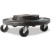 Rubbermaid Container Dolly, 250 Lb. Load Capacity, Round, 1 Max. No. Of Containers -Rubbermaid PI Asset 1226526